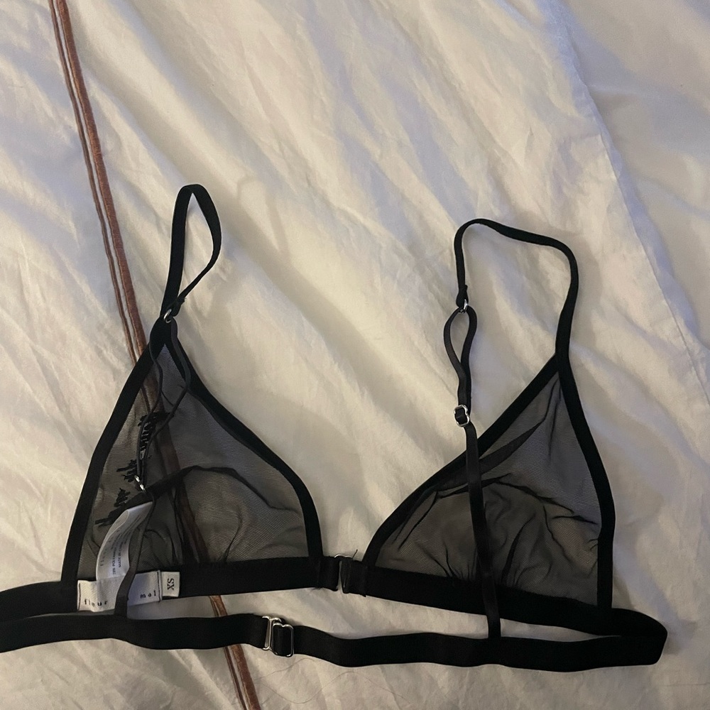 Fleur du Mal mesh bralette in size XS - never worn because bought wrong size